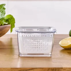 Outlet Citrus Vegetable / Fruit Storage Container, S, White Storage Containers