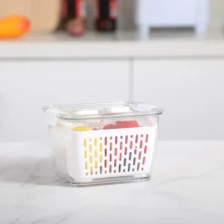 Outlet Citrus Vegetable / Fruit Storage Container, S, White Storage Containers