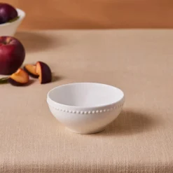 Hot Cody New Generation Bone Snack Bowl, 12cm, White Bowls
