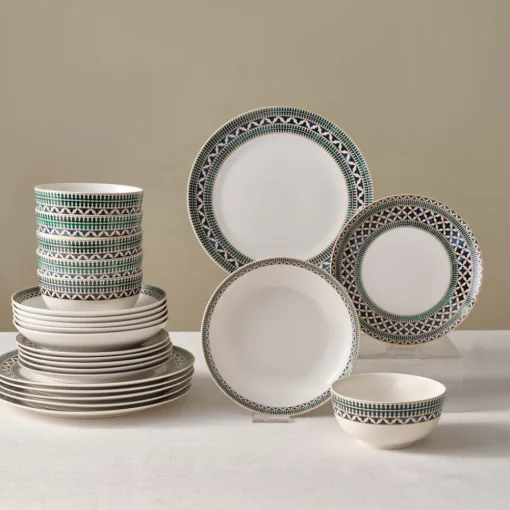 Online Cordoba 24-Piece Bone China Dinner Set for 6 People, Multi See All Dinner Sets|Bone China Dinner Sets