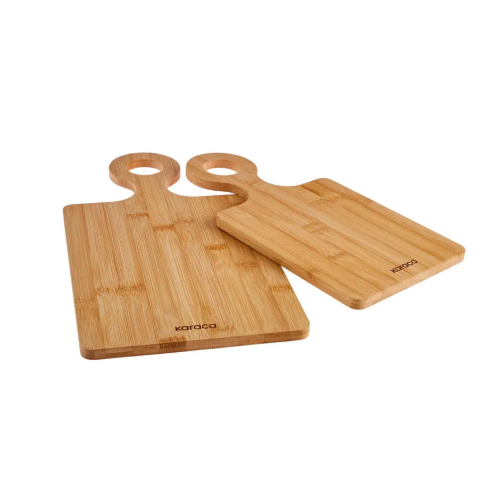 Sale Dara 2 Piece Bamboo Chopping Board, Wood Chopping Boards