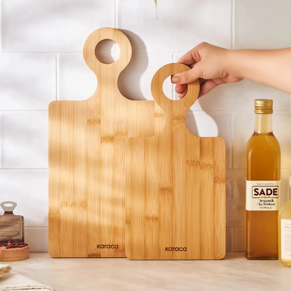 Sale Dara 2 Piece Bamboo Chopping Board, Wood Chopping Boards