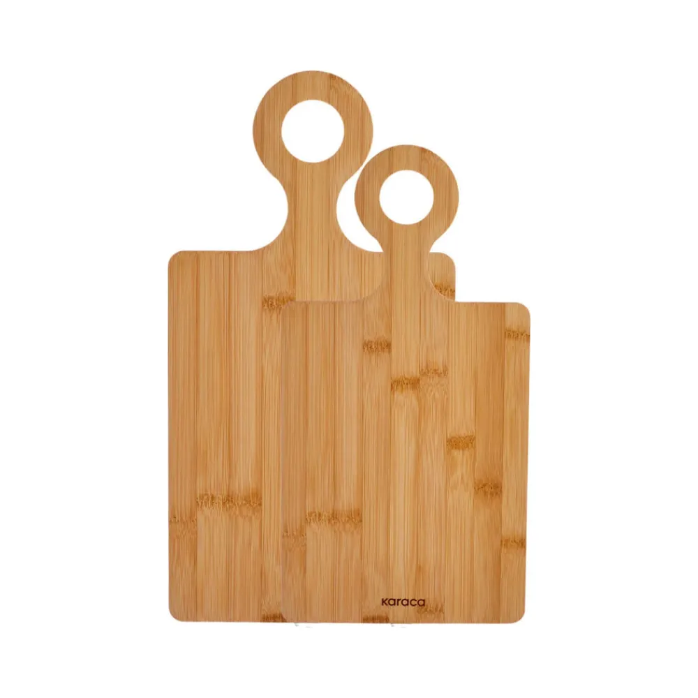 Sale Dara 2 Piece Bamboo Chopping Board, Wood Chopping Boards