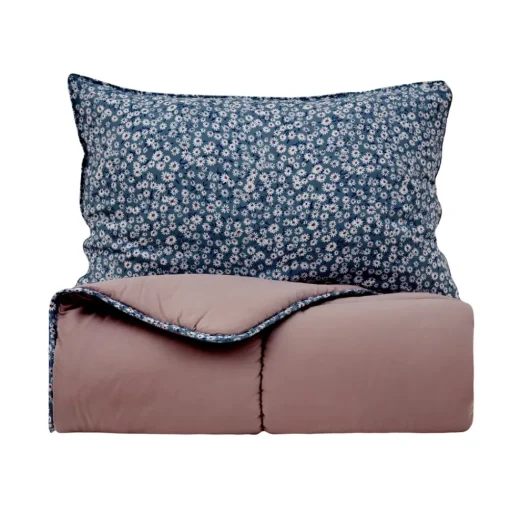 Dexie Comforter Set, Single, Pink Multi Duvets