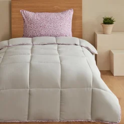 Online Dexie Comforter Set, Single, 50x70cm, Green Duvets