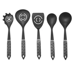 Clearance Diamond 5 Piece Kitchen Utensil Set with Stand, Multi Kitchen Utensils