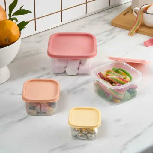 Clearance Dora Mini 4-Piece Storage Container Set, Multi Storage Containers