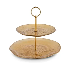 Online Dune Glass 7-Piece Serveware Set for 6 People, Brown See All Serveware Sets|Glass Serveware Sets