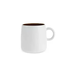 Hot Earth Collection New Galactic Reactive Glaze Mug, 400ml, White Mugs