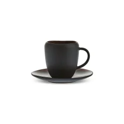 Discount Earth Collection New Galactic 2-Piece Reactive Glaze Espresso Turkish Coffee Cup Set, 100ml, Espresso & Turkish Coffee Cup Sets