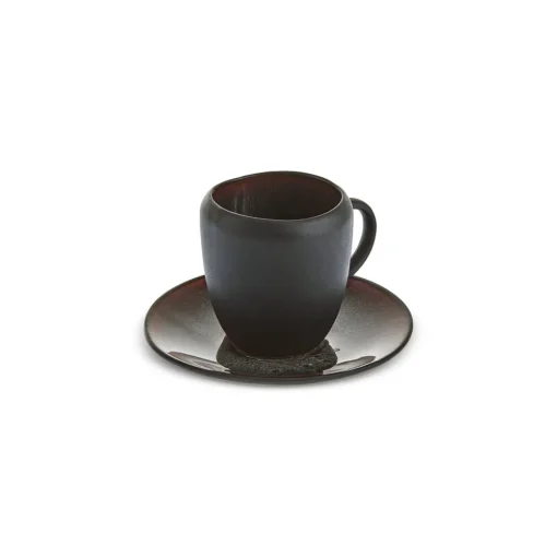 Discount Earth Collection New Galactic 2-Piece Reactive Glaze Espresso Turkish Coffee Cup Set, 100ml, Espresso & Turkish Coffee Cup Sets