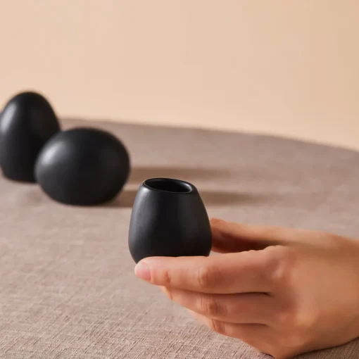 Hot Earth Collection New Galactic Reactive Glaze Toothpick Holder, 5cm, Salt And Pepper Shakers