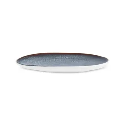 Clearance Earth Collection New Galactic Reactive Glaze Dinner Plate, 27cm, White Dinner Plates