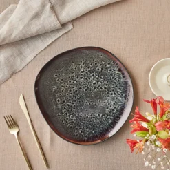 Sale Earth Collection New Galactic Reactive Glaze Dinner Plate, 27cm, Dinner Plates