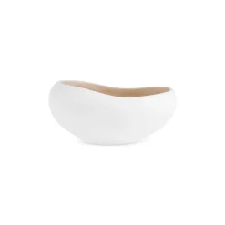 Discount Earth Collection New Cupid Cereal/Soup Bowl, 15cm, Beige White Bowls