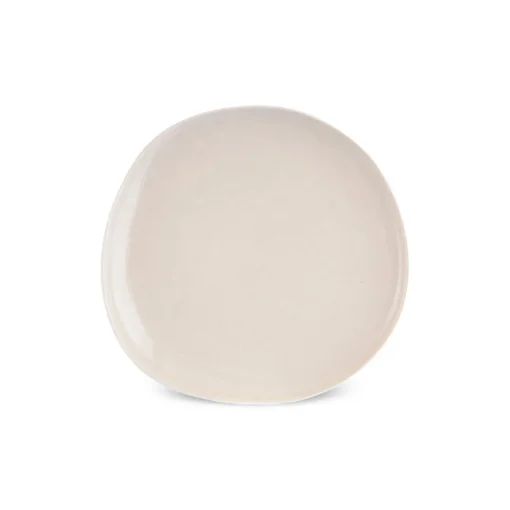 Sale Earth Collection New Cupid Dessert/Side Plate, 22cm, Beige White Side Plates