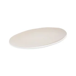 Hot Earth Collection New Cupid Large Serving Platters, 36cm, Beige White Serving Platters