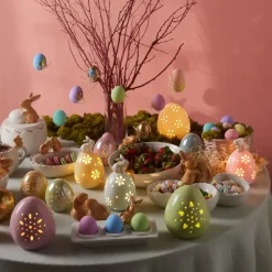 Discount Easter Ceramic Decorative Trinket, 9cm, Green Ornaments