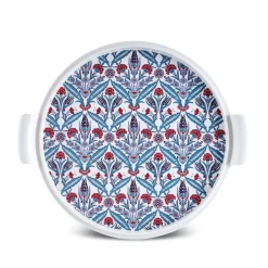 Ebru Cake Dome with Stand, 35cm, Multi Serving Platters