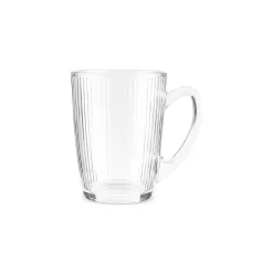 Outlet Edna 6-Piece Glass Turkish Tea Set for 6 People, 160ml, Transparent Turkish Tea Sets