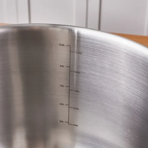Outlet Elite Stainless Steel Induction Stock Pot & Lid, 30cm, Silver Pots|Induction Cookware