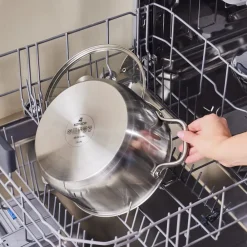 Elite Stainless Steel Induction Stock Pot & Lid, 22cm, Silver Pots|Induction Cookware