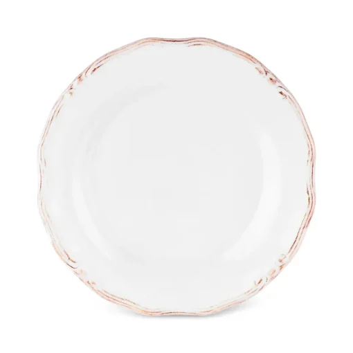 Clearance Elizabeth Ceramic Dinner Plate, 25cm, Ecru Dinner Plates