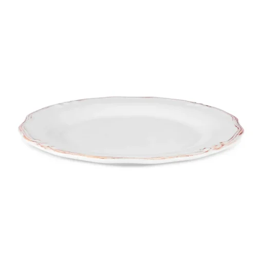 Clearance Elizabeth Ceramic Dinner Plate, 25cm, Ecru Dinner Plates