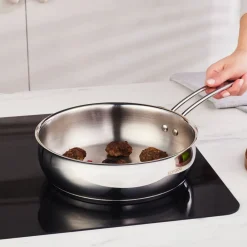 Emirgan Steel Pan, 24cm, Silver Pans