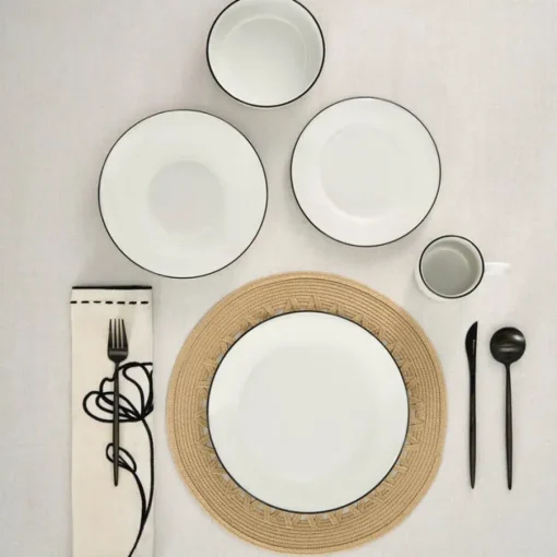 Clearance Emma 30-Piece Porcelain Dinner Set for 6 People, White See All Dinner Sets|Porcelain Dinner Sets