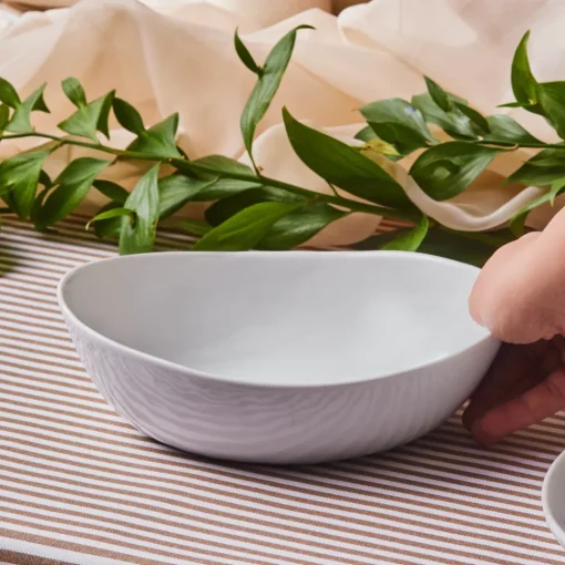 Clearance Epsilon Porcelain Pasta Bowl, 20cm, White Pasta Bowls