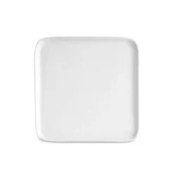 New Epsilon Porcelain Square Dinner Plate, 26cm, White Dinner Plates