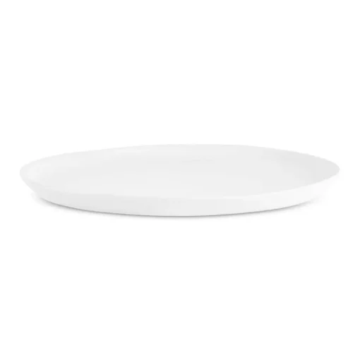 Hot Epsilon Porcelian Serving Platter, 35,5cm, White Serving Platters