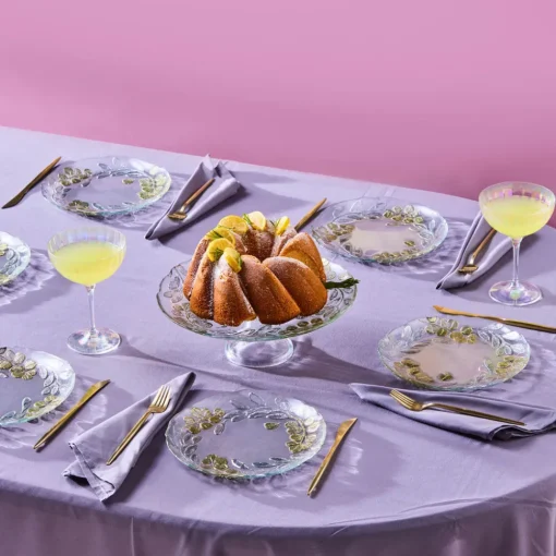 Online Eucaliyptus 7-Piece Glass Serveware Set for 6 People, Brown See All Serveware Sets|Glass Serveware Sets
