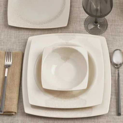Online Flava 24-Piece Porcelain Dinner Set for 6 People, Multi See All Dinner Sets|Porcelain Dinner Sets