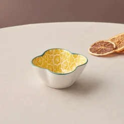 Best Floral Porcelain Clover Snack Bowl, , 10cm Bowls