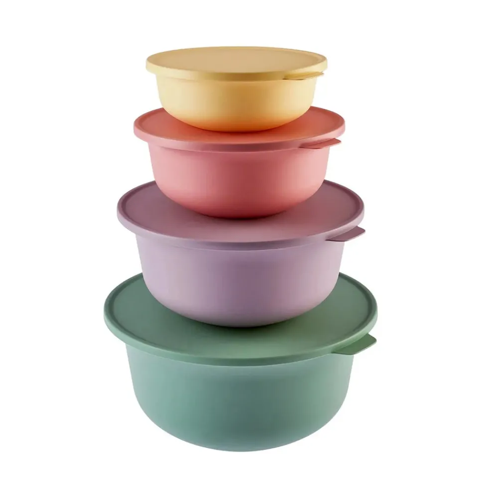 Discount Forbs 4-Piece 2 in 1 Storage Container Set, 1L, Multi Storage Containers