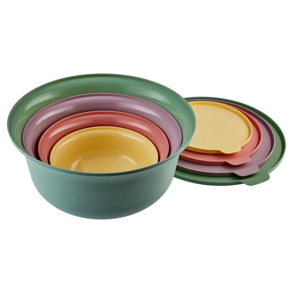 Discount Forbs 4-Piece 2 in 1 Storage Container Set, 1L, Multi Storage Containers