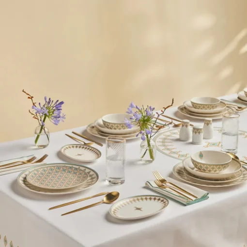 Forever Bone China Dorothy, 53-Piece Dinner Set for 12 People, See All Dinner Sets|Bone China Dinner Sets
