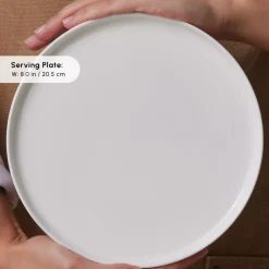 Sale Forever Bone China Bomo 22-Piece Serveware Set for 6 People, White See All Serveware Sets|Forever Bone China Serveware Sets