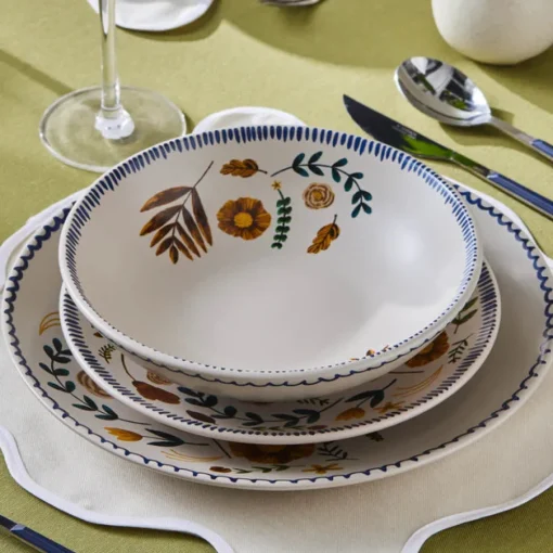 Hot Gardenya 18-Piece Stoneware Dinner Set for 6 People, Multi See All Dinner Sets|Stoneware Dinner Sets