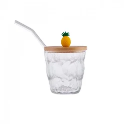 Sale Glacier 2 Piece Glass Set with Straws, Transparent Multi Mixed Glass Sets