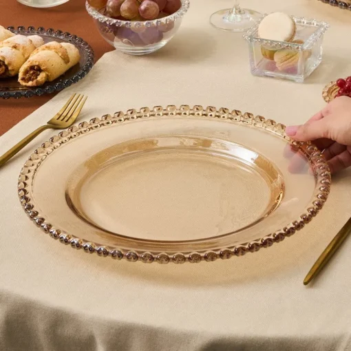 Hot Glory Glass Placemat, 32cm, Placemats