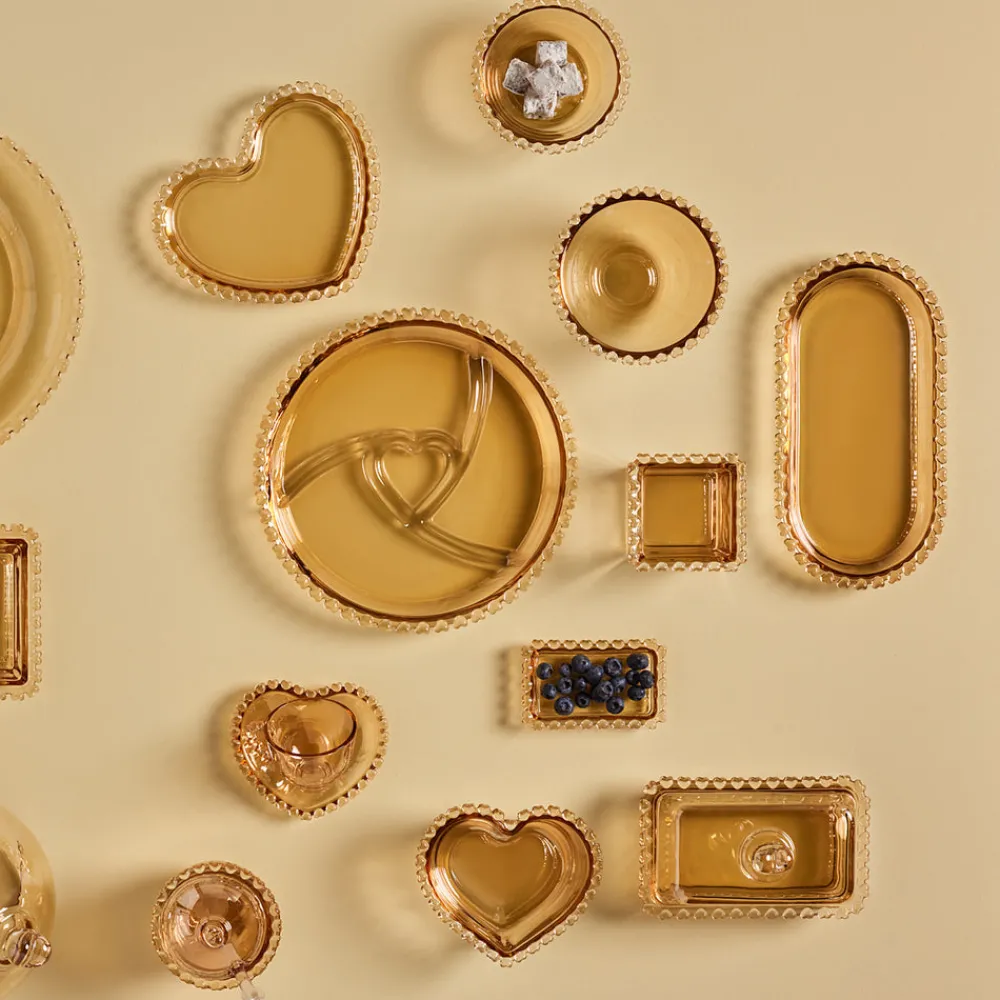 Clearance Glory Glass Small Serving Platter, 25cm, Serving Platters