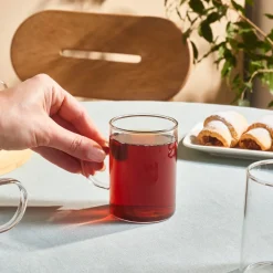 Discount Guido 6-Piece Tea Cup Set for 6 People, 200ml, Transparent Tea Set