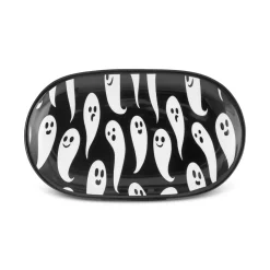 Outlet Halloween Ghosts Party Ceramic Serving Platter, 15cm, Multicolour Serving Platters