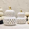 Outlet Halloween Led Light Trinket, 24cm, White Gold Ornaments