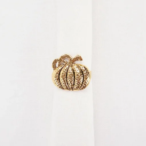Online Halloween Pumpkin Napkin Ring Set, 4 Piece, 6.5cm, Multi Napkin Rings