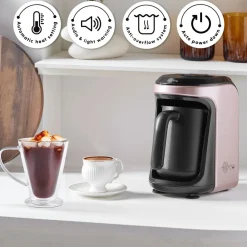 Online Hatır Hüps Turkish Coffee Maker and Milk Steamer, 535W, Coffee Machines