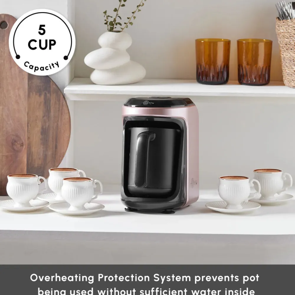 Online Hatır Hüps Turkish Coffee Maker and Milk Steamer, 535W, Coffee Machines